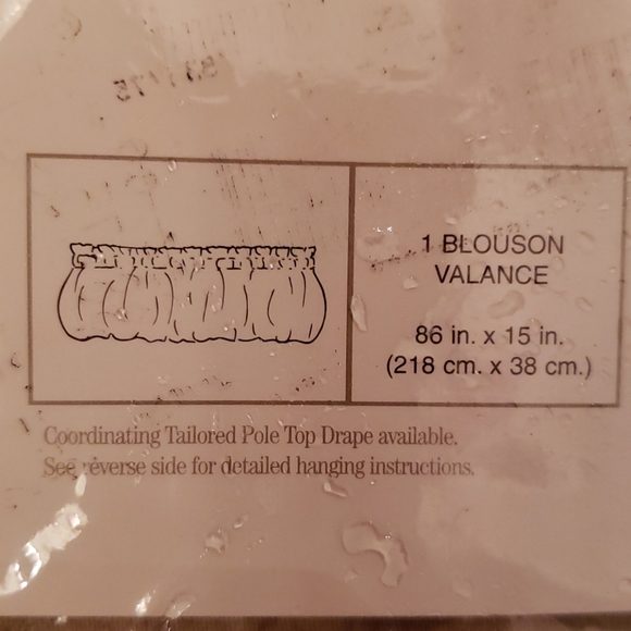 Royal Sateen 100% Egyptian combed cotton valance